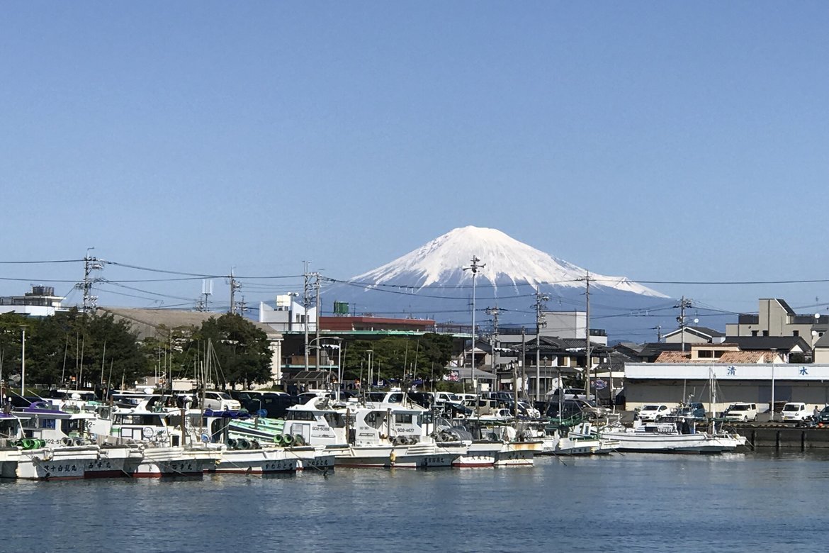 見事な富士山。絶景です！