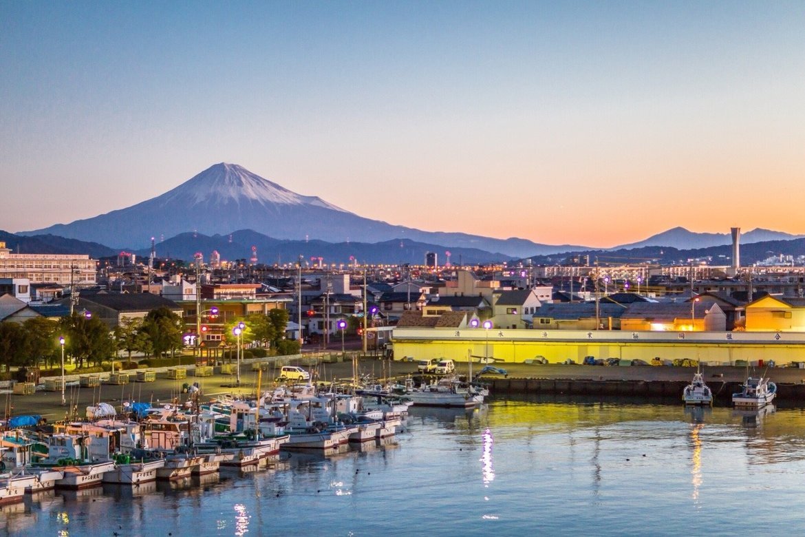 漁村の絶景